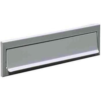 Arregui C603 Bocacartas de Acero, 248 x 73 mm, Blanco