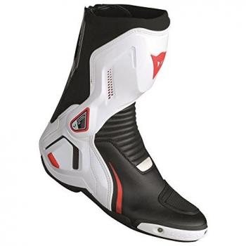 Dainese 1795208_A66_43 Botas para Moto, Negro/Blanco/Lava Rojo, 43