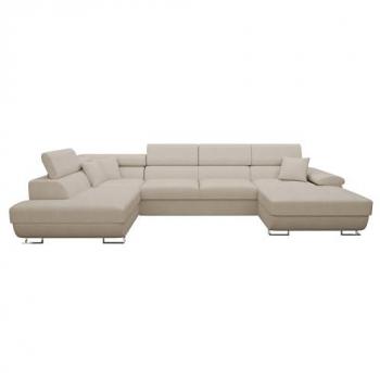 Sofá Rinconero Comfivo 241 Premium con Función de Descanso y Caja de Ropa de Cama, 345x202x71cm