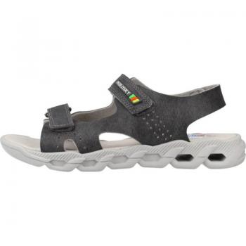 Sandalias abiertas de niño Pablosky 510110P con doble cierre adherente color gris