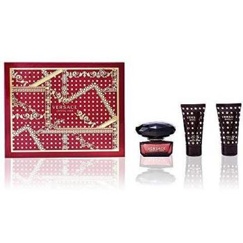VERSACE CRYSTAL NOIR EDT 50 ML+ B/L 50 ML + SG 50 ML SET REGALO
