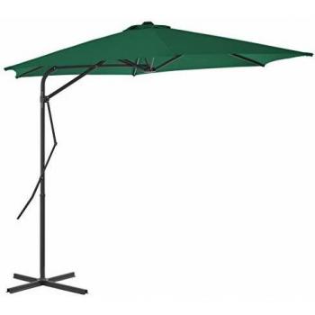 vidaXL – Sombrilla con mástil de Acero, 300 cm, Varias Opciones