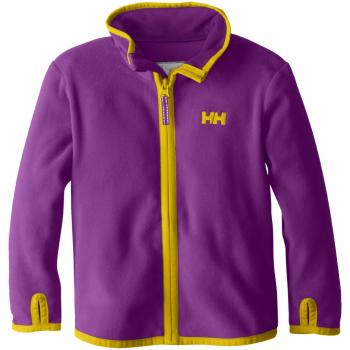 Helly Hansen K Daybreaker Fleece - Chaqueta polar para niños, color morado, talla 98/3