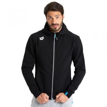 Arena Team Panel Unisex Hoodie - Black - XS