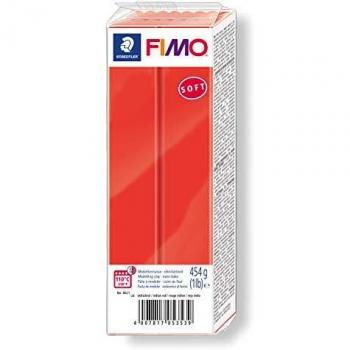 STAEDTLER-8021-24 ST Pasta de modelar de endurecimiento al horno, Color rojo indio,