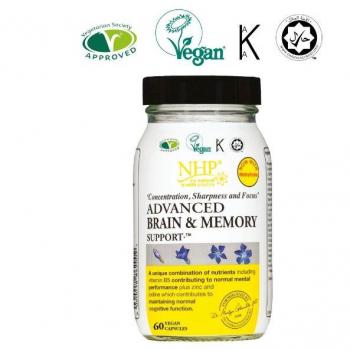 NHP Advanced Brain & Memory Support 60 Capsules