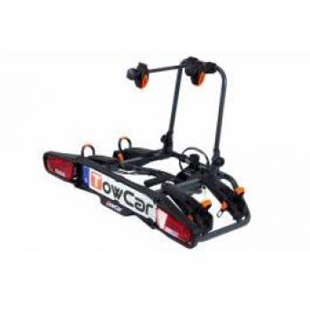 Portabicicletas Towcar TR2 96728 de bola para 2 bicicletas, en plataforma