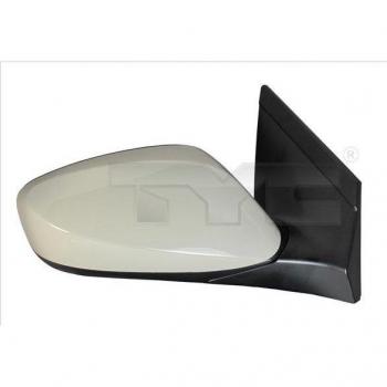 Espejo retrovisor TYC 313-0080 con características de ajuste eléctrico, vidrio convexo, diseño OEM y acabado en negro