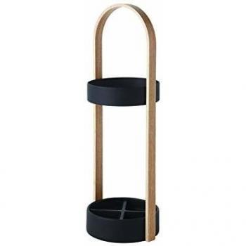 Umbra Bellwood Black Walnut Metal Umbrella Stand
