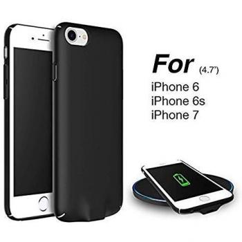 Hoidokly QI Receptor iPhone 7/6 /6s Funda Receptor Cargador Inalámbrico para Puede Ser la Carga por el Sin la Eliminación de la Carcasa