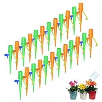 Bearbro Sistema de Riego Automático por Goteo, Riego por Goteo Automático Kit de Irrigación para Bonsáis y Flores, Ideal Dispositivo de Irrigación Automático en Vacaciones 【24 Piezas】