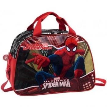 Spiderman Bolsa de Viaje, 24.64 Litros, Color Rojo