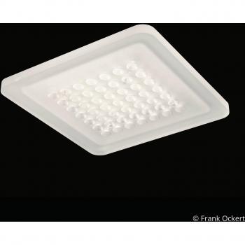 Lámpara LED de superficie Nimbus Modul Q 49, 930 lúmenes, color opal, incluye convertidor