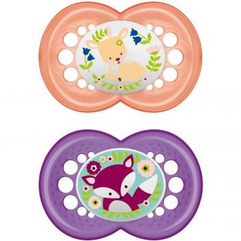 Mam Babyartikel - Chupete de silicona natural, 6 - 16 meses, [modelo surtido], 2 unidades-Instrucciones en lengua extranjera
