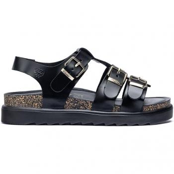 Sandalia de plataforma Yokono Tunez 114 negro