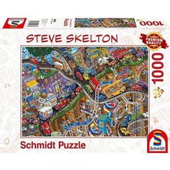Puzzle Schmidt 1000 Piezas Steve Skelton - Todo en Movimiento