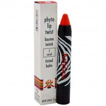 Sisley Phyto Lip Twist Tinted Lip Balm in Pencil Shade 7 Coral 2.5 g