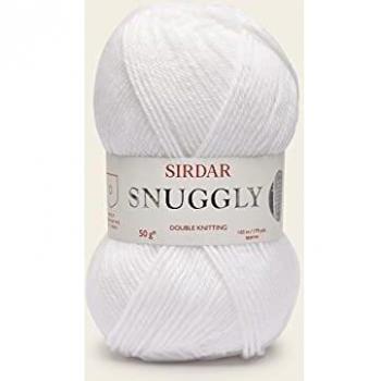 Sirdar Snuggly DK Double Knitting, Blanco
