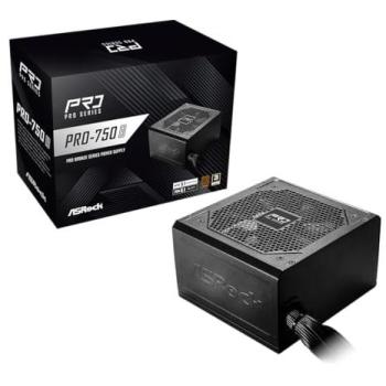 Fuente de Alimentación Asrock PRO-750B 750W ATX 80+ Bronze Negra
