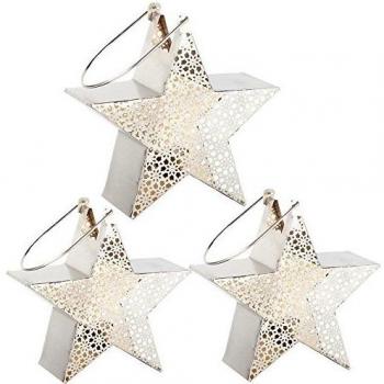 Portavelas metal Estrella chunni portavelas farol estrella luminosa lámpara de estrella