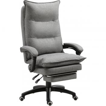 Sillón de Oficina Ergonómico con Función de Masaje, Silla Giratoria Ajustable en Altura, Vinsetto 70 x 62 x 120-130 cm