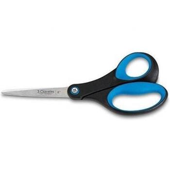 3Claveles 440 - Tijera para cocina de 8 pulgadas, mango Soft Grip