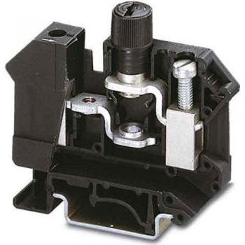 Modular Fuse Terminal Block UK 10-DREHSI/K, 2 Poles, 0.5 mm² to 16 mm², Black, Pack of 50