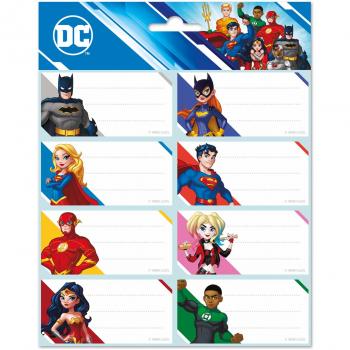 Etiquetas adhesivas DC Comics La Liga de la Justicia