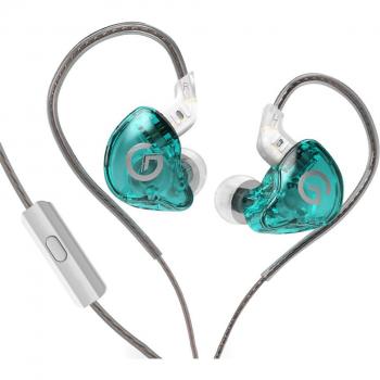 Auriculares Intrauditivos GK G1 con Cable Desmontable, Micrófono, HIFI, 3.5mm, Cancelación de Ruido para Juegos Deportivos