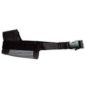 Bozal Ajustable de Nylon Negro para Perros Talla M - Nayeco