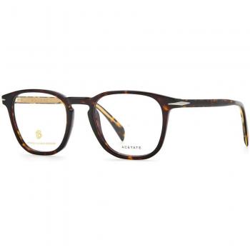 David Beckham Unisex Havana Sunglasses DB 1050 086 - Brown, 49 MM