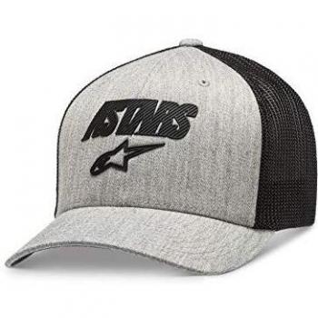 Alpinestars Armor Gorra de Beisbol, Grigio Anthracite/Negro, SM para Hombre
