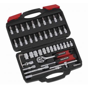 JUEGO DE LLAVES DE VASO 1/4 KRT500117 (46PCS)