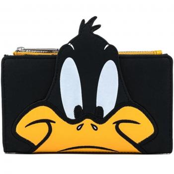 LOUNGEFLY - Cartera Tarjetero Looney Tunes Pato Lucas