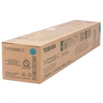 Toner Original Toshiba T-FC200EC Cyan - 6AJ00000259/6AJ00000195/6AJ00000119