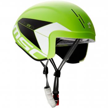 MSC Bikes Aero Casco de Ciclismo, Verde, M/L