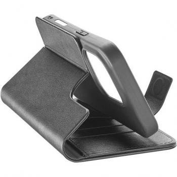 Funda Protectora Book Agenda 2 para iPhone 16 Pro Max - Diseño Negro, Resistente a Golpes