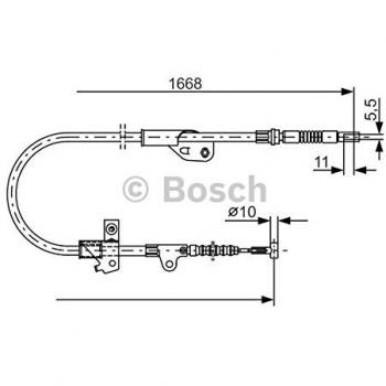Cable de freno de mano BOSCH 1 987 477 755