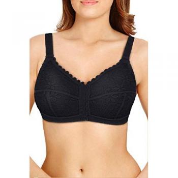 Berlei Women's Black Front Fastening Full Cup Bra - Size 34B, Opaque, No Underwire