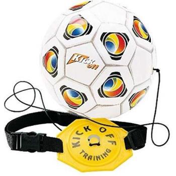 Mondo - Kick Off Trainer, Pelota con Cuerda elástica y cinturón Ajustable