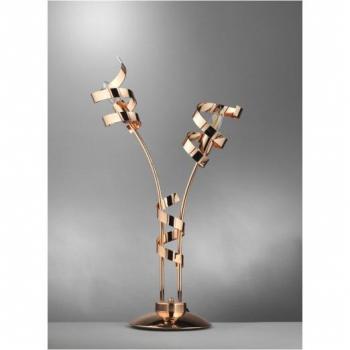 Lámpara de mesa ZOE Ribbon 2 Metal Claro Cobre
