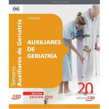 Auxiliares de Geriatría. Temario