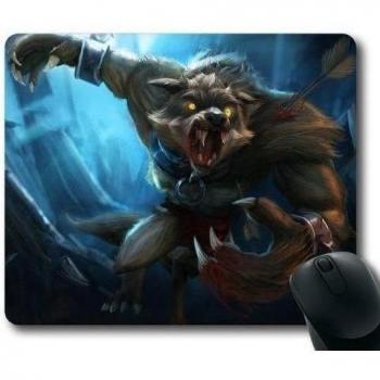 Customizablestyle League of Legends Warwick-1 Mousepad, Customized Rectangle DIY Mouse Pad