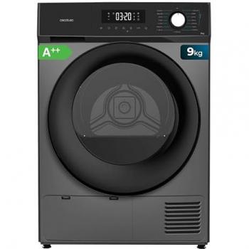 Secadora de Bomba de Calor Cecotec 9Kg Carga Frontal con 15 Programas, Bajo Consumo, Secado Automático y Función Silence - Bolero Dresscode Dry 9300 Steel