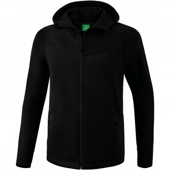 Erima Chaqueta Softshell Performance Hombre, color negro, talla M