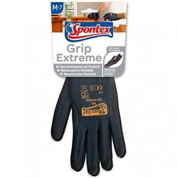 Spontex guantes Grip Extreme tamaño 7 - más ligero y más flexible guante de trabajo ideal para trabajar con equipos y herramientas. 1er Pack