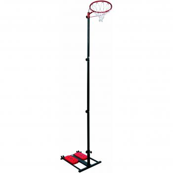 Sure Shot - Canasta de netball con poste y base