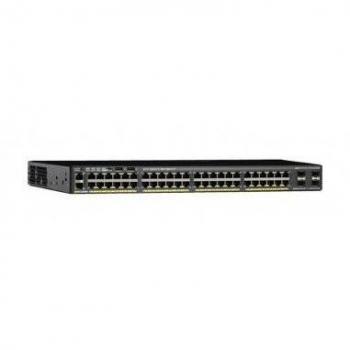 Cisco Catalyst 2960-X Series 48-Port Gigabit Ethernet Managed Switch, L2, 1U, Black (WS-C2960X-48TS-L)