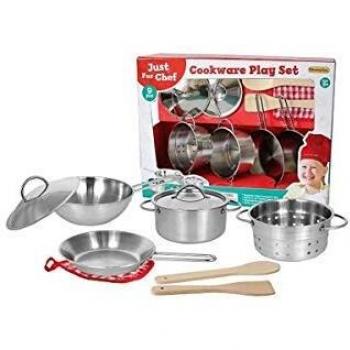 JuguetesFantasia.com Set DE Cocina con 9 Utensilios
