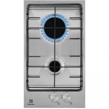Electrolux EGG3222N Cocina a Gas Empotrable de Acero Inoxidable 29 cm con 2 Quemadores